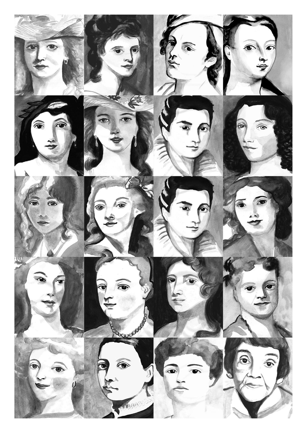 Postcards -All 5 - 100 Women