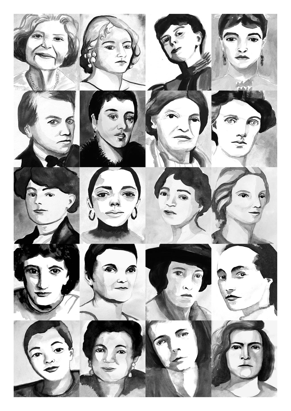 Postcards -All 5 - 100 Women